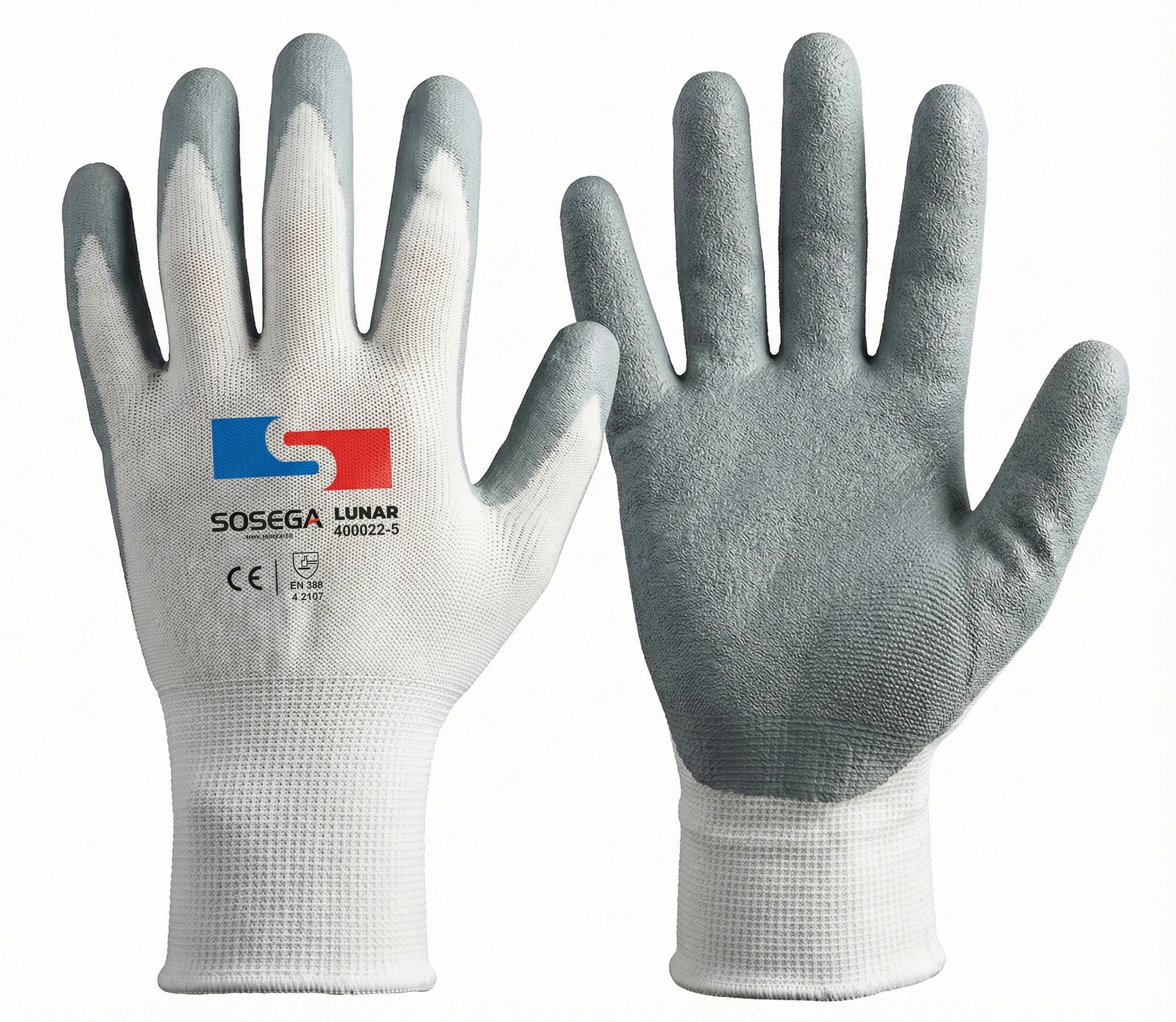Lunar Nitrilo Ref. 400022 de 15 galgas con recubrimiento Foam para protección mecánica EN 388.