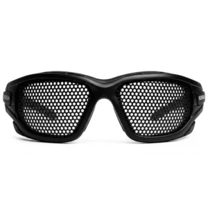 Monogafa de seguridad Spider Plus con malla de acero antivaho para protección ocular industrial y agrícola