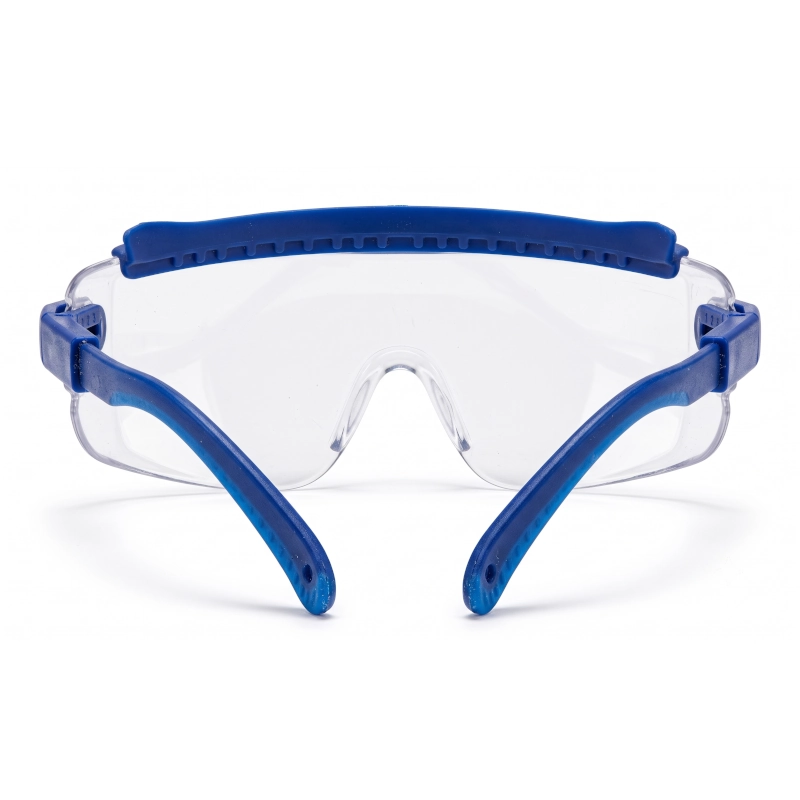 Gafa de Seguridad Top Gun Óptico Claro con lente transparente, protección lateral, tratamiento antiempañante y protección UV para uso industrial.